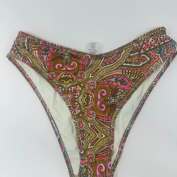 MONTCE Paisley Print LuLu Bikini Bottom - Picture 2 of 5